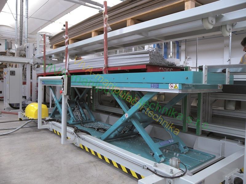 Zvedací plošina tandemová 3800 x 800 mm, 3000 kg