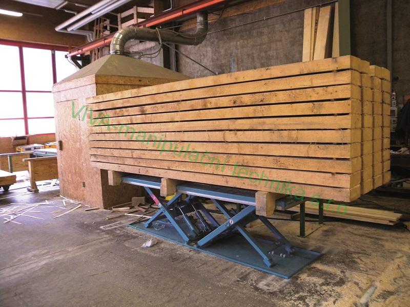 Zvedací plošina tandemová 2700 x 800 mm, 750 kg